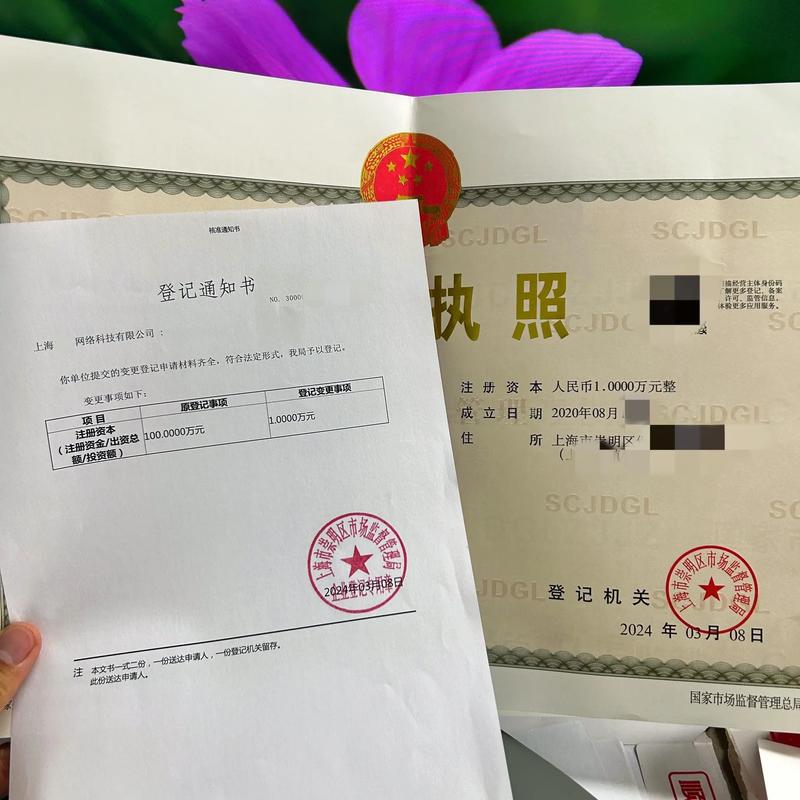公司成功減資到1萬! #減資 #注冊資金實繳 #創(chuàng)業(yè) #五年